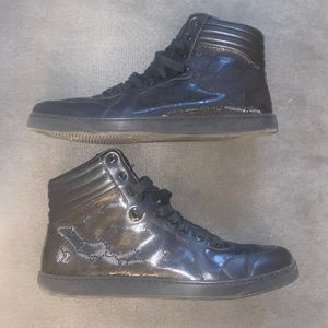 Gucci GG Black Monogram Padded Sneakers